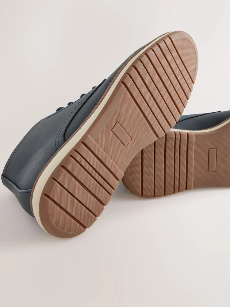 Navy Blue Sports-Inspired Desert Boots image 5