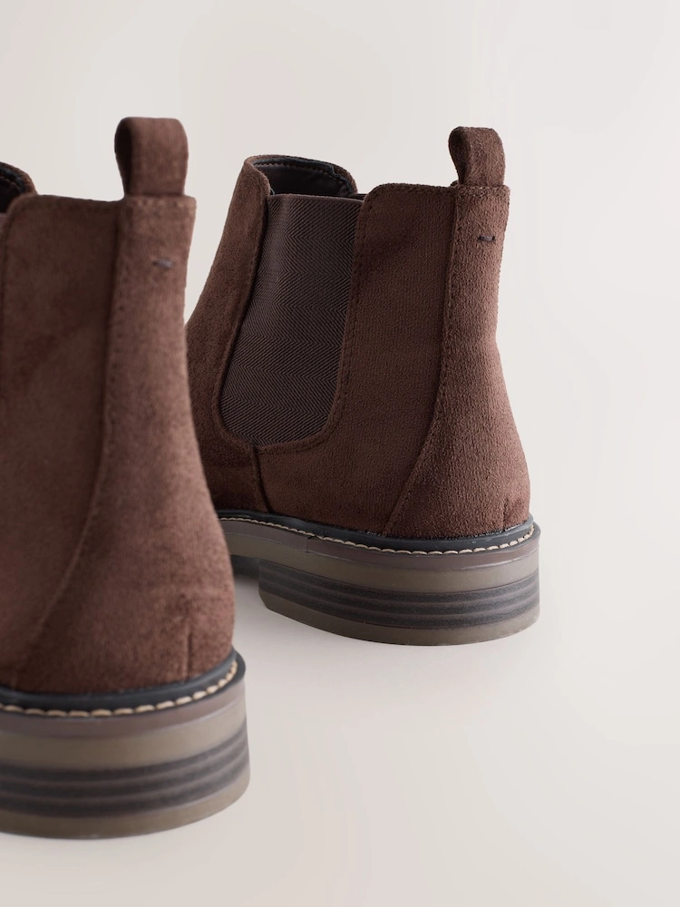Classic Brown Chelsea Boots image 3