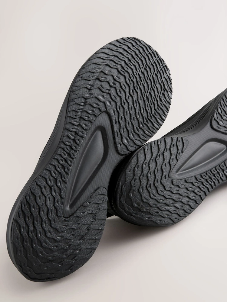Black Flyknit Elastic Lace Trainers image 5