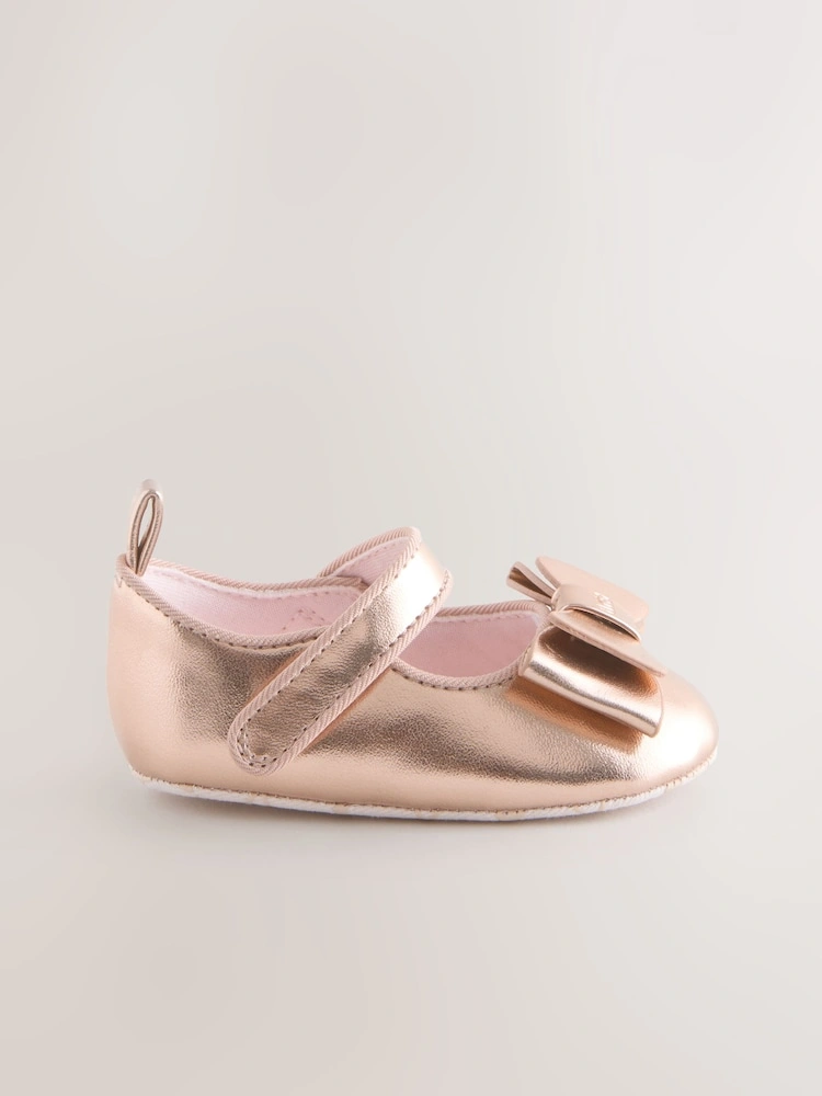 Rose Gold Bow Mary Jane Shoes image 3
