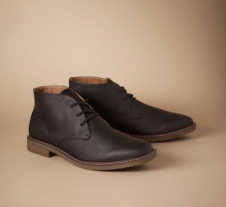 Classic Black Chukka Boots