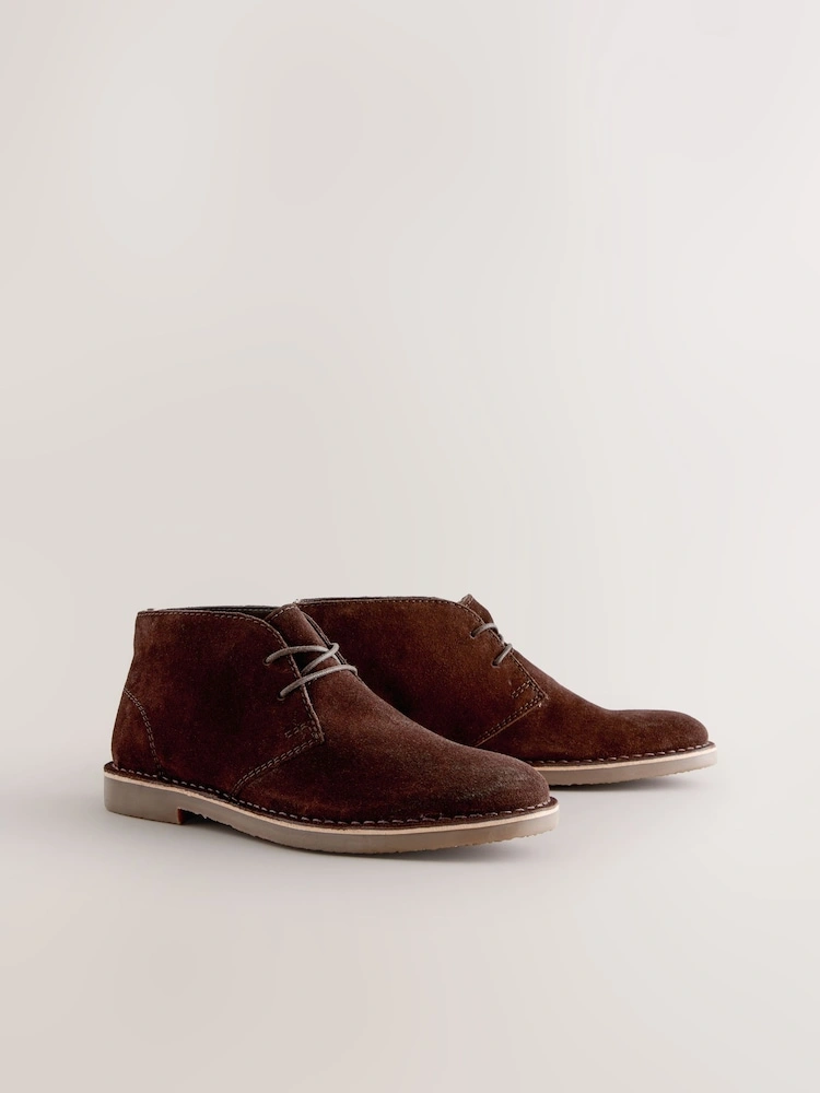 Brown Suede Desert Boots image 6