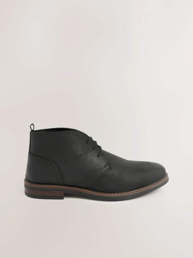 Classic Waxy Leather Chukka Boots image 4