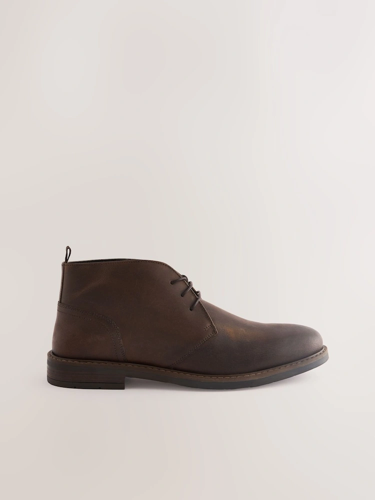 Classic Waxy Leather Chukka Boots image 2