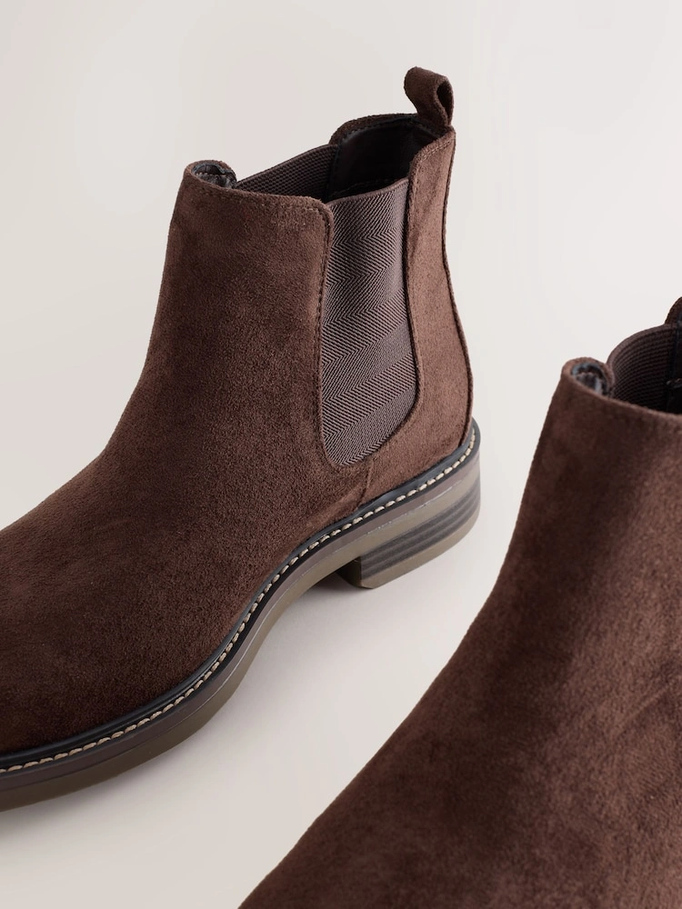 Classic Brown Chelsea Boots image 2