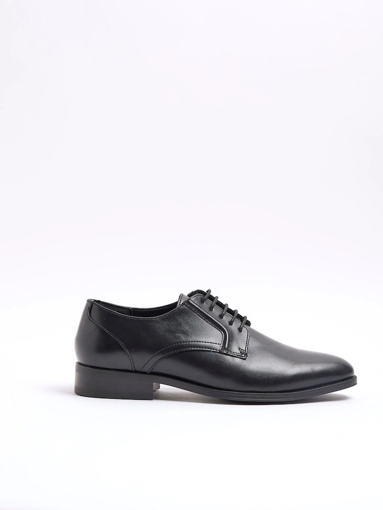Leather Brogue Shoes – Formal Lace-Up Dress Shoes image 10