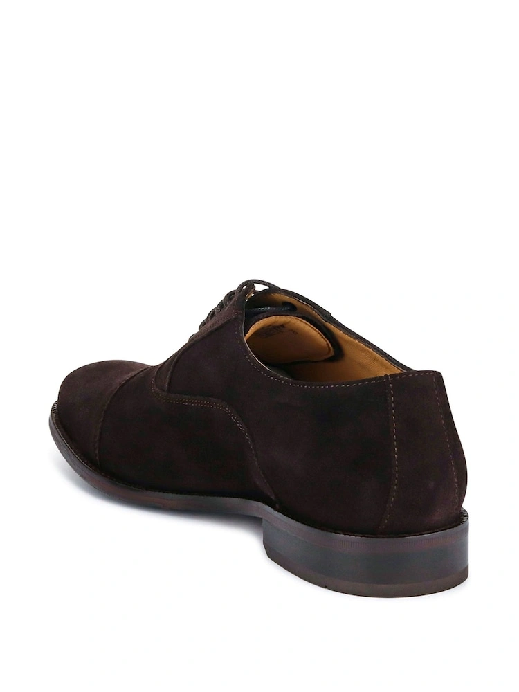 Classic Suede Oxford Lace-Up Shoes – Smart Formal Dress Shoes image 3