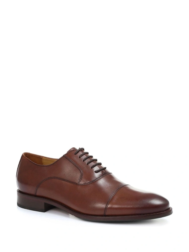 Leather Oxford Lace-Up Shoes – Smart Formal Dress Shoes image 5
