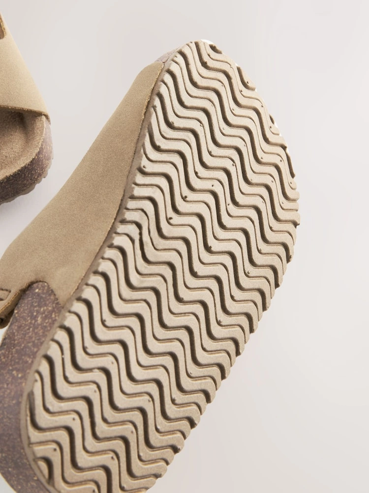 Double Buckle Cushioned Footbed Sandals image 14