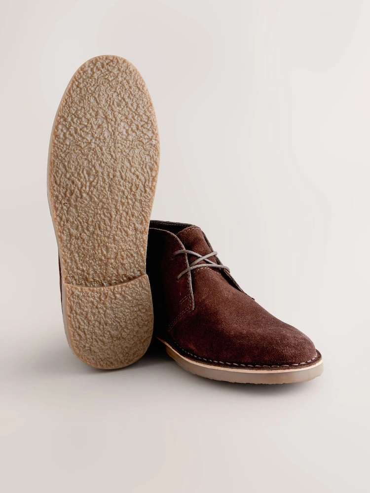 Brown Suede Desert Boots image 5